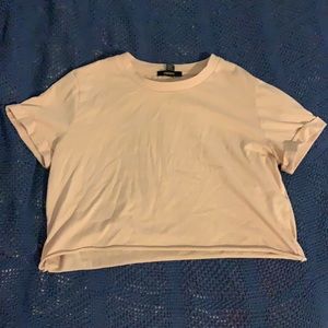 Pink cropped T-shirt